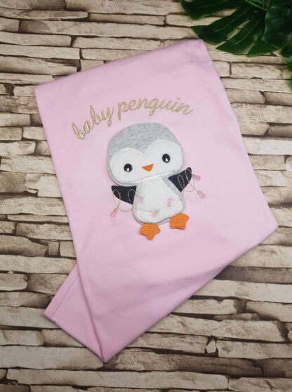 Βαμβακερή Κουβερτούλα Baby Penguin