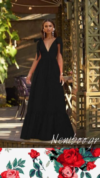 Φόρεμα Maxi Μαύρο