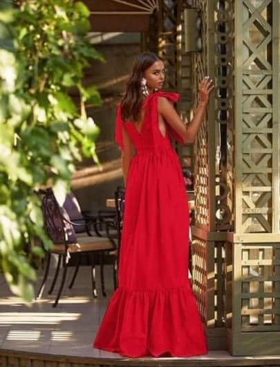 Φόρεμα Maxi Κόκκινο